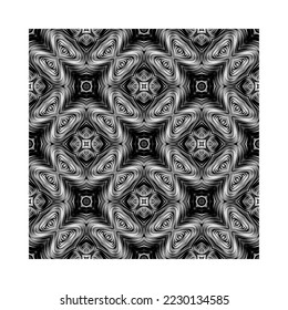 Optical illusion striped wrapped background vector design.Vector black and white wavy background. Stylish texture with wavy stripes lines. Geometric abstract background illustration.Optical effect.