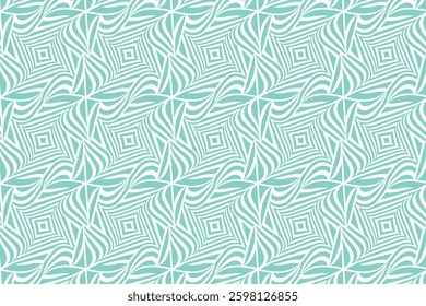 Optical Illusion Stripes Seamless Pattern Vector Illustration Background