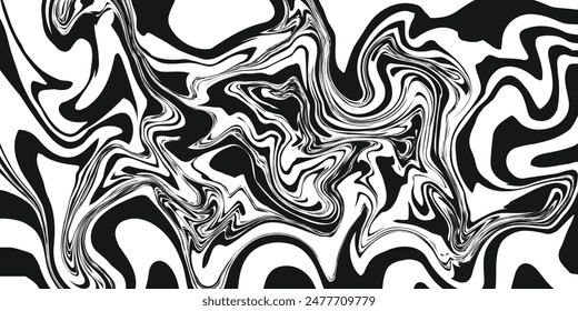Optical Illusion Stripes Texture. Abstract Geometric Background Vector Design. Op Art Illustration.