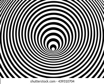 Optical illusion swirl, vector