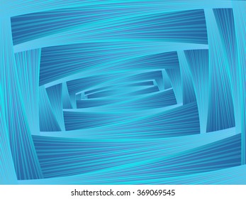 Optical illusion tunnel background. Whirl lines futuristic texture. Hypnotic dynamic image. Trendy vector can be used for web design, wallpapers and printed products.