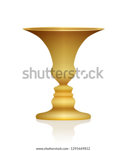 Optical Illusion Vase Two Faces Profile Stock Vector Royalty Free