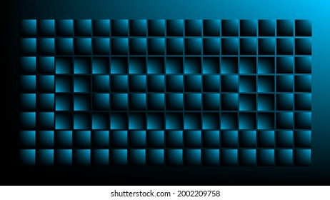 optical illusion vector background cubes in blue light