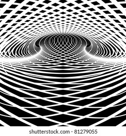 Optical Illusion Vector Background Op Art Stock Vector (Royalty Free ...