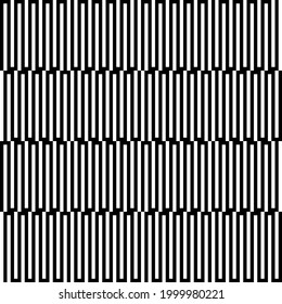 Ilusión óptica. La serpiente vectorial blanca y negra hacen ilusión.