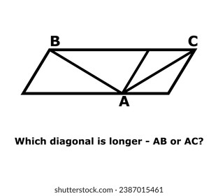 Optical illusion vector illustration. Diagonals