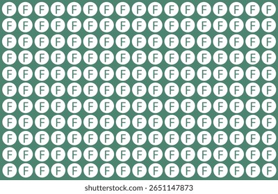Optical Illusion. Visual Skill Test. Can You Find the Letter "E" Among the Letters "F" in a Few Seconds