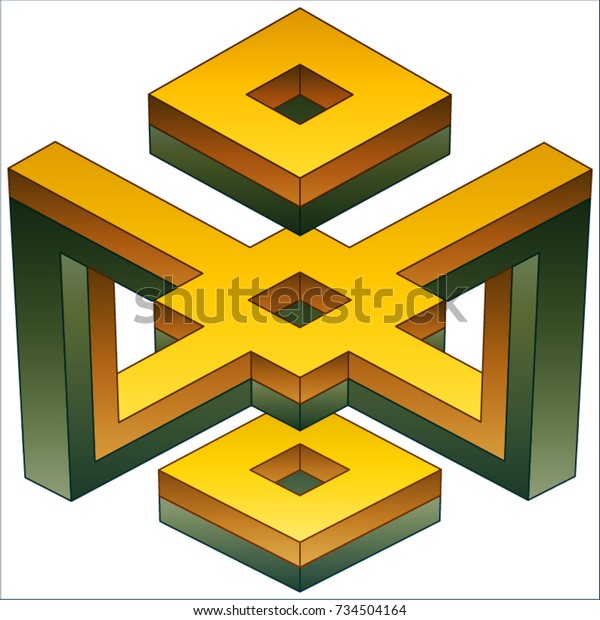 Optical Illusions Stock Vector (Royalty Free) 734504164