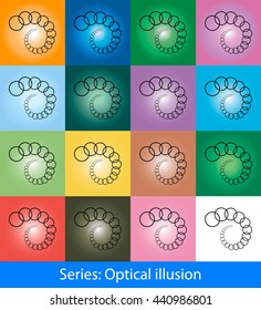 Optical illusions: Circles