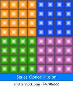 Optical illusions: Convex squares