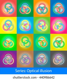 Optical illusions: Rings