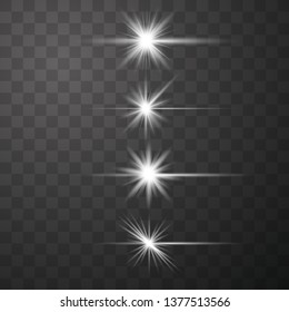 Optical lens flare light effects. glow light. Vector illustration Eps 10. 