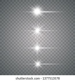 Optical lens flare light effects. glow light. Vector illustration Eps 10. 