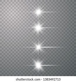 Optical lens flare light effects the solar particles and the sparks with the effect of the selection, golden lights sparkle. On a dark background,