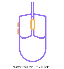 Ratón óptico para icono de gadget 