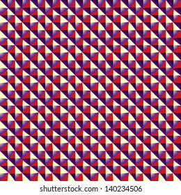 Optical rectangular tiles seamless pattern, vector background.