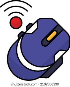 optical sensor high dpi Vector Icon Design, E-sports or mind sport Symbol, Digital sports Equipment Sign, Video games hardware Stock illustration, wireless gaming mouse Concept, 