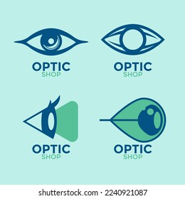 Optical Store Emblem Design Vector Illustration Template