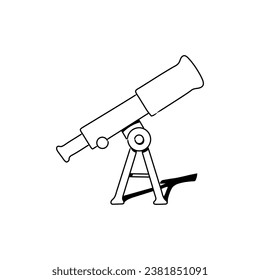 Vektorsymbol des optischen Teleskops