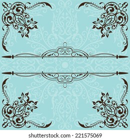 Optical vintage page is isolated