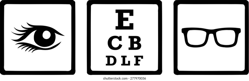 Optician Icons Eye