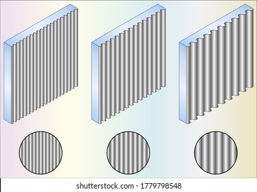 Optics: Aspherical Cylindrical Lens Arrays