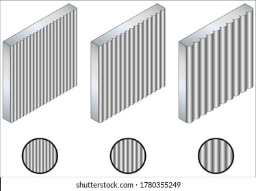 Optics: Aspherical Cylindrical Lens Arrays