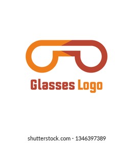 optics store. glasses logo