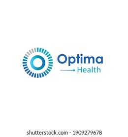 Optima logo design, letter O design, logo design template elements