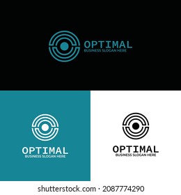 Optimal Circle Abstract O Logo Letter
