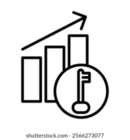 Optimal Performance icon line vector illustration