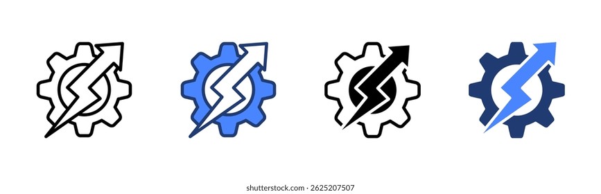 Optimaztion icon sheet multiple style collection