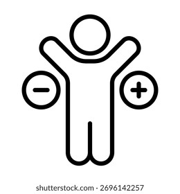 Optimism Icon Element For Design And Vector