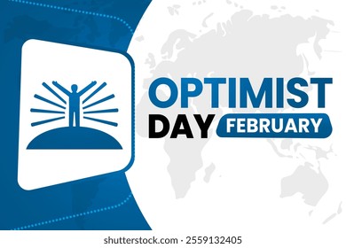 OPTIMIST DAY Vector Illustration background