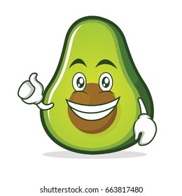 Optimistic avocado cartoon character collection vector art
