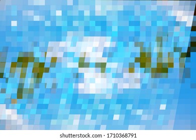 Fondo colorido abstracto, fondo de mosaico