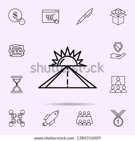 optimistic mood icon. Universal set of web mix for website design and development, app development