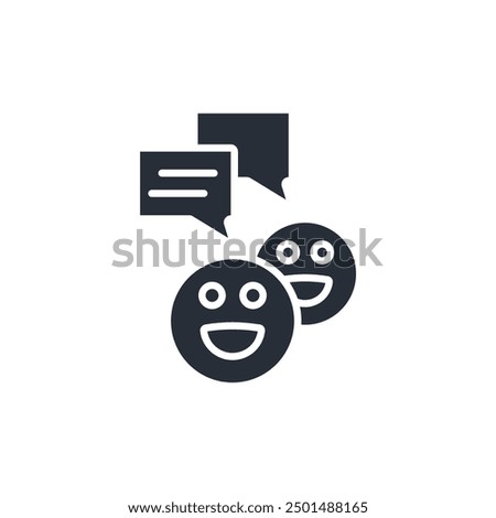 optimistic outlook icon. vector.Editable stroke.linear style sign for use web design,logo.Symbol illustration.