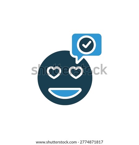 optimistic outlook icons outline and Flat Style,transparent background