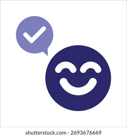 ícones otimistas do outlook. ilustração simples do vetor colorido