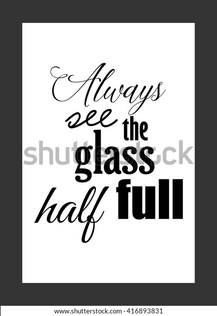 Optimistic Quote About Life Attitude Life Stock Vector (Royalty Free