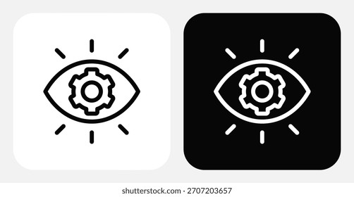 Optimization Dual Monochrome Icon Set