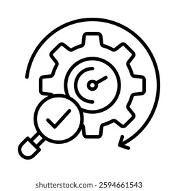 Optimization Icon Element For Design