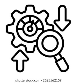 Optimization Icon Element For Design
