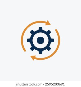 Optimization icon flat vector illustration