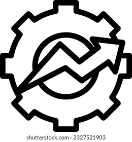 Optimization Icon as part of Web Design Icon Set
