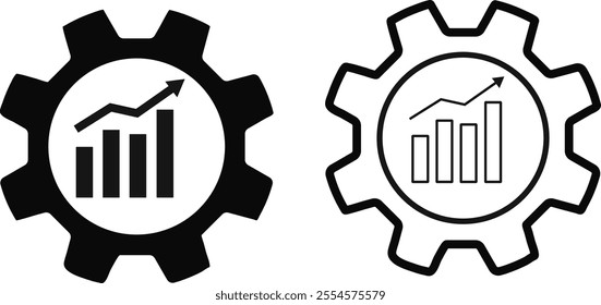 Optimization icon set. Efficiency icon. Concept of Efficiency
