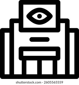 optimization icon. Thin Linear Style Design Isolated On White Background