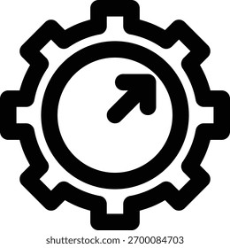 Ícone Otimização, Aumentando, Otimizar Estrutura de Tópicos