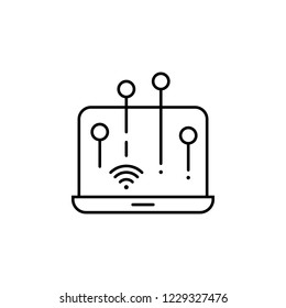 optimization, internet technology icon. Element of internet technology icon for mobile concept and web apps. Thin line optimization, internet technology icon can be used for web